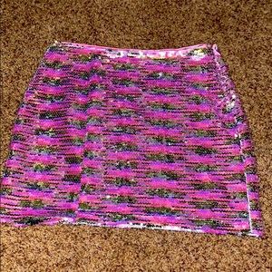 A Sequenced Mini skirt